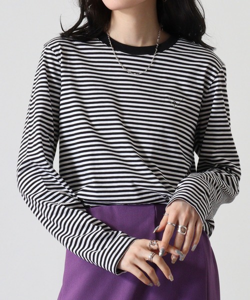 Guess(ゲス)の「GUESS MEN'S L/SLV TEE SHIRT ロンT(Tシャツ/カットソー・メンズ・ホワイト/グリーン・XL/M/L/S)」の2枚目の写真