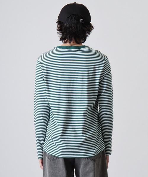 Guess(ゲス)の「GUESS MEN'S L/SLV TEE SHIRT ロンT(Tシャツ/カットソー・メンズ・ホワイト/グリーン・XL/M/L/S)」の19枚目の写真