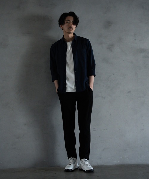 RATTLE TRAP（ラトルトラップ）の「ストレッチカチオンレギュラーカラーシャツ（シャツ/ブラウス・メンズ・ネイビー/グレー/サックスブルー/ブルー・LL/S/M/L）」の11枚目の写真