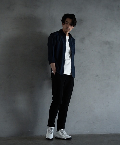 RATTLE TRAP（ラトルトラップ）の「ストレッチカチオンレギュラーカラーシャツ（シャツ/ブラウス・メンズ・ネイビー/グレー/サックスブルー/ブルー・LL/S/M/L）」の12枚目の写真