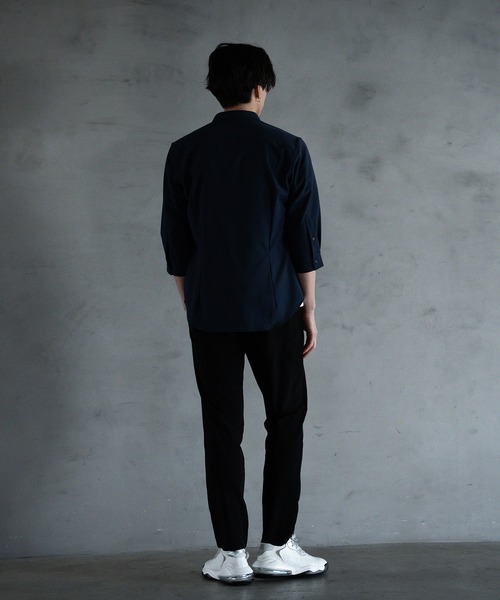 RATTLE TRAP（ラトルトラップ）の「ストレッチカチオンレギュラーカラーシャツ（シャツ/ブラウス・メンズ・ネイビー/グレー/サックスブルー/ブルー・LL/S/M/L）」の14枚目の写真