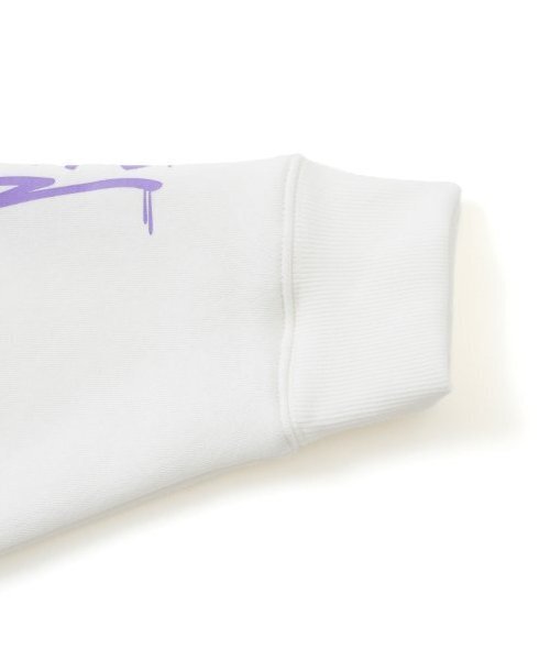 GLAZOS（グラソス）の「【大人向けサイズあり】【毛玉になりにくいしっかり暖か素材】裏起毛・ランダムプリントビッグパーカー（パーカー・キッズ・ホワイト/ブラック・LL/L/M/S）」の10枚目の写真