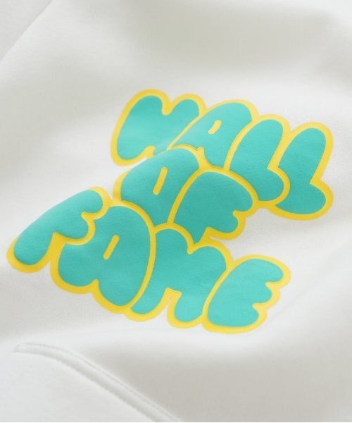 GLAZOS（グラソス）の「【大人向けサイズあり】【毛玉になりにくいしっかり暖か素材】裏起毛・ランダムプリントビッグパーカー（パーカー・キッズ・ホワイト/ブラック・LL/L/M/S）」の5枚目の写真