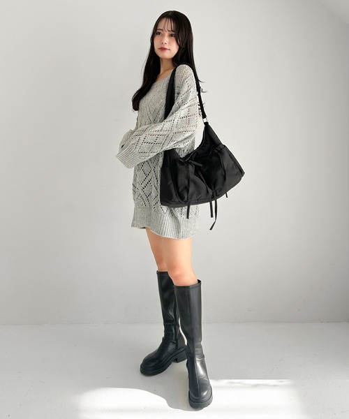 Heather（ヘザー）の「WポケットリボンショルダーBAG 289093