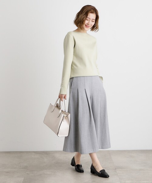 grove（グローブ）の「【人間工学】中仕切り2WAYトート【入卒対応可】（ショルダーバッグ・レディース・アイボリー系7/ブラック/サックスブルー/ライトグレー/ダークグレー/ベージュ・00）」の19枚目の写真