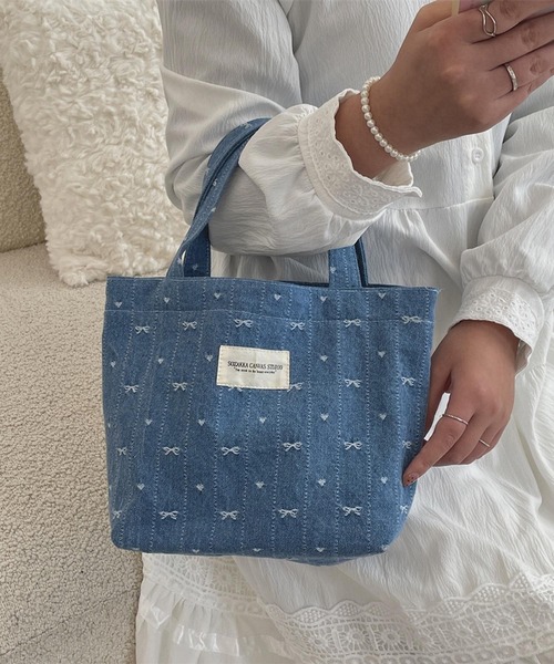MERCI 【未使用/定価1.1万】メルシー merci *デニムトートバッグ