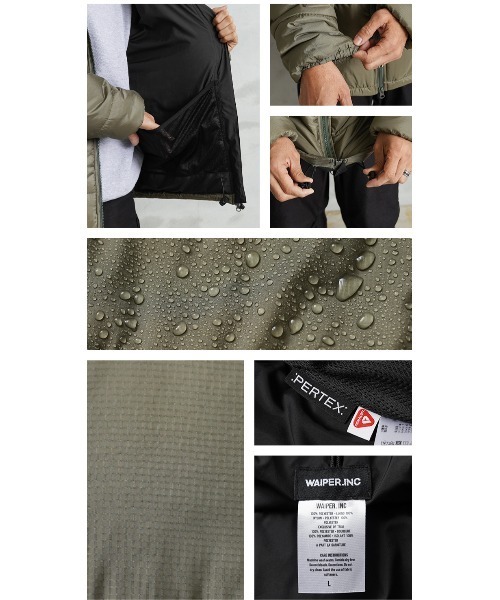 THERMO AIR LOFT PRIMALOFT パーカー PERTEX UNLIMITED WAIPER.inc