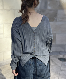 Rouge vif Anna | 変形ストライプ2WAYニット(ニット/セーター)