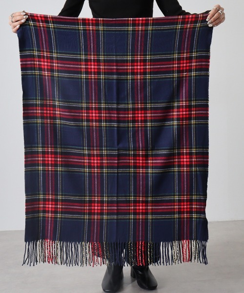 IENA LOVAT＆GREENロバットアンドグリーンチェックストール　IENA IENA LOVAT＆GREENロバットアンドグリーンチェックストール IENA