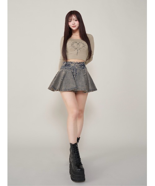 Darich ハートモチーフ クロップドトップス ハートモチーフクロップドトップス – Darich (ダーリッチ)