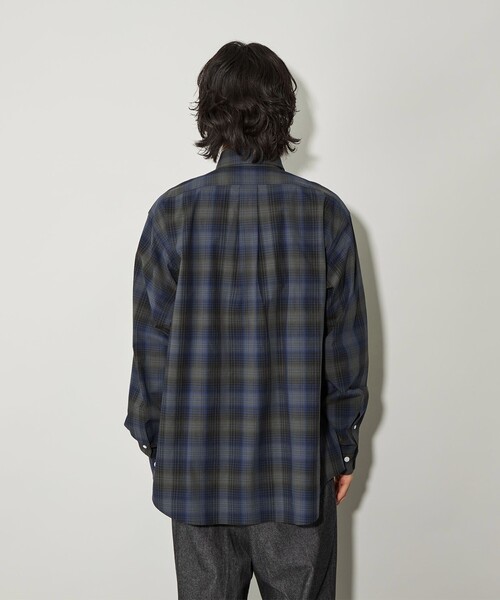 CITEN（シテン）の「＜CITEN＞スタンダードシャツ シャドウチェック（シャツ/ブラウス・メンズ・ダークグレー・S/M/L）」の7枚目の写真
