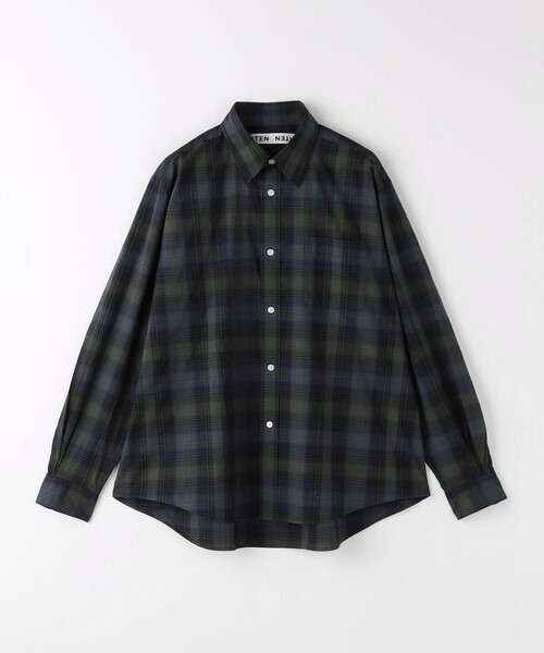 CITEN（シテン）の「＜CITEN＞スタンダードシャツ シャドウチェック（シャツ/ブラウス・メンズ・ダークグレー・S/M/L）」の8枚目の写真