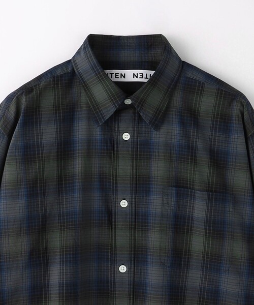 CITEN（シテン）の「＜CITEN＞スタンダードシャツ シャドウチェック（シャツ/ブラウス・メンズ・ダークグレー・S/M/L）」の10枚目の写真