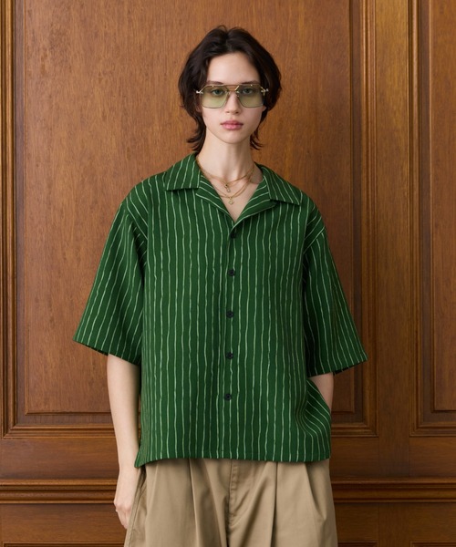Loose H / S open collar shirt ( Assort ) / ルーズハーフスリーブ