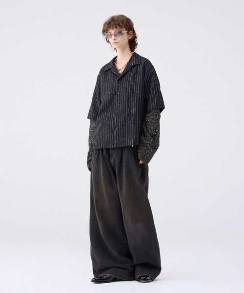 トップス SOERTE LOOSE H / S OPEN COLLAR SHIRT LOOSE H / S OPEN COLLAR SHIRT (ASSORT)/ルーズハーフスリーブ