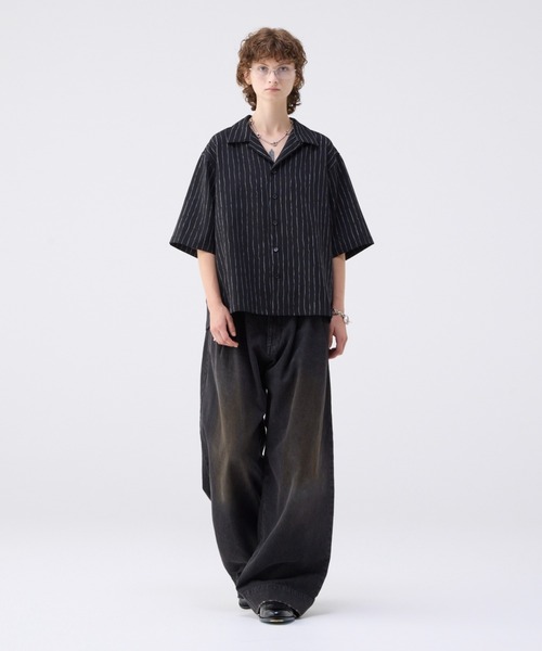 Soerte /ルーズハーフスリーブオープンカラーシャツ 【サイズ1】 LOOSE H / S OPEN COLLAR SHIRT (ASSORT)/ルーズハーフスリーブ