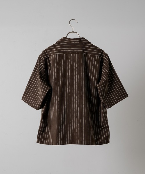 LOOSE H / S OPEN COLLAR SHIRT (ASSORT)/ルーズハーフスリーブ