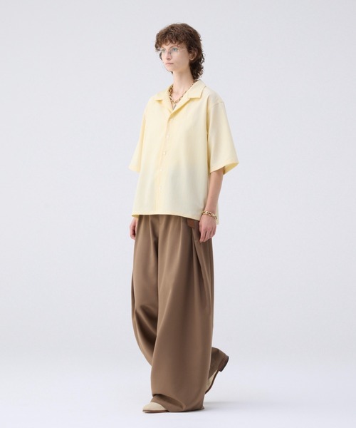 Soerte /ルーズハーフスリーブオープンカラーシャツ 【サイズ1】 LOOSE H / S OPEN COLLAR SHIRT (ASSORT)/ルーズハーフスリーブ