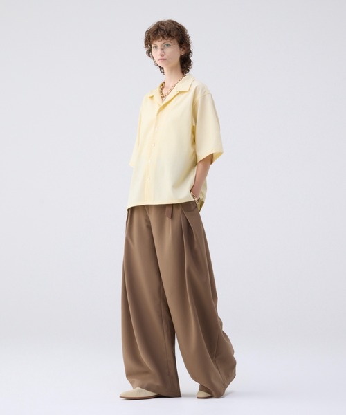 soerteルーズハーフスリーブオープンカラーシャツ サイズ3 出品7/16まで soerte ルーズハーフスリーブオープンカラーシャツ size1 - メルカリ