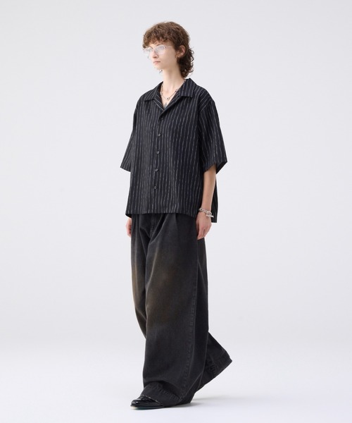 LOOSE H / S OPEN COLLAR SHIRT (ASSORT)/ルーズハーフスリーブ