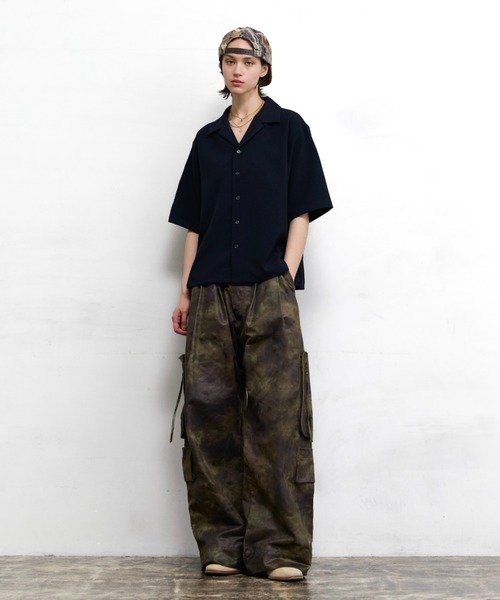 Loose H / S open collar shirt ( Assort ) / ルーズハーフスリーブ