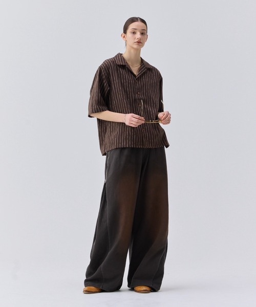 LOOSE H / S OPEN COLLAR SHIRT (ASSORT)/ルーズハーフスリーブ