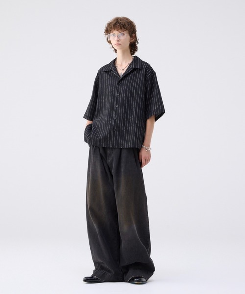 Soerte　ルーズハーフスリーブオープンカラーシャツ L LOOSE H / S OPEN COLLAR SHIRT (ASSORT)/ルーズハーフスリーブ