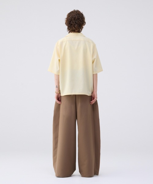 【soerte】LOOSE H / S OPEN COLLAR SHIRT LOOSE H / S OPEN COLLAR SHIRT (ASSORT)/ルーズハーフスリーブ