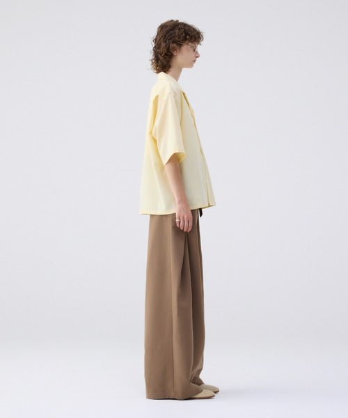 LOOSE H / S OPEN COLLAR SHIRT (ASSORT)/ルーズハーフスリーブ