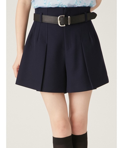 LILY BROWN（リリーブラウン）の「ベルト付きショートパンツ（その他パンツ・レディース・ピンク/ネイビー/ベージュ・1/0）」の8枚目の写真