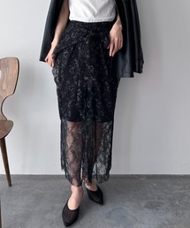 YOLO（ヨーロ）の「【YOLO】Lace Skirt（スカート）」
