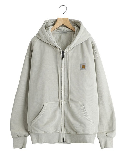 Carhartt WIP（カーハートダブリューアイピー）の「Carhartt WIP / カーハート ワークインプログレス：HOODED VISTA JACKET：I029524[WAX]（パーカー・メンズ・グレー系その他/ブラック/ホワイト系その他・XS/S/M）」の3枚目の写真