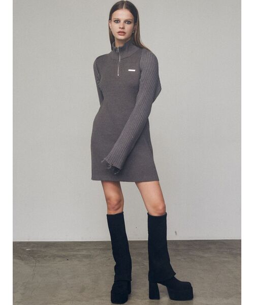 EMODA(エモダ)の「マルチウェイ2ピースミニワンピース(ワンピース・レディース・ベージュ/グレー/ブラック・FREE)」の19枚目の写真