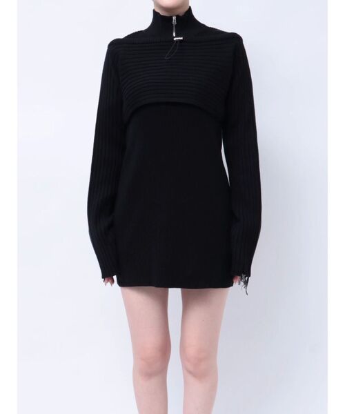 EMODA(エモダ)の「マルチウェイ2ピースミニワンピース(ワンピース・レディース・ベージュ/グレー/ブラック・FREE)」の14枚目の写真