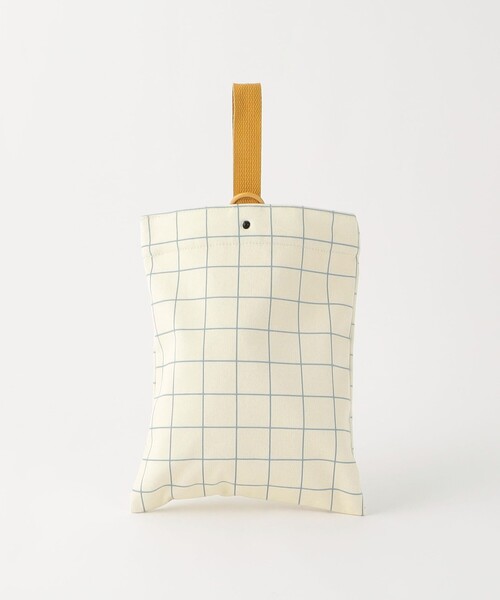 green label relaxing（グリーンレーベルリラクシング）の「シューズバッグ（トートバッグ・キッズ・オフホワイト/ピンク・FREE）」の2枚目の写真