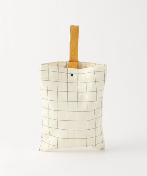 green label relaxing（グリーンレーベルリラクシング）の「シューズバッグ（トートバッグ・キッズ・オフホワイト/ピンク・FREE）」の4枚目の写真