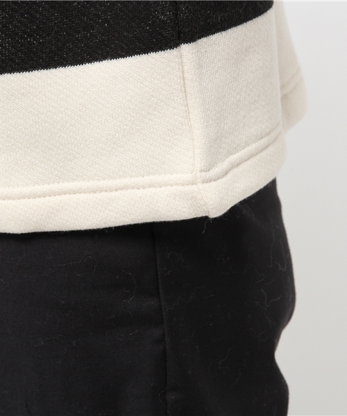 LBC（エルビーシー）の「起毛ボーダージッププルオーバー    （Tシャツ/カットソー・レディース・ブラック/スカイブルー・MEDIUM/LARGE）」の8枚目の写真