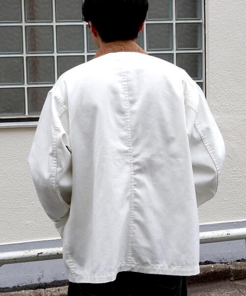 BACK NUMBER（バックナンバー）の「BACK NUMBER(バックナンバー)【メンズ】カバーオール（ブルゾン・メンズ・ホワイト・M/L/XL）」の14枚目の写真