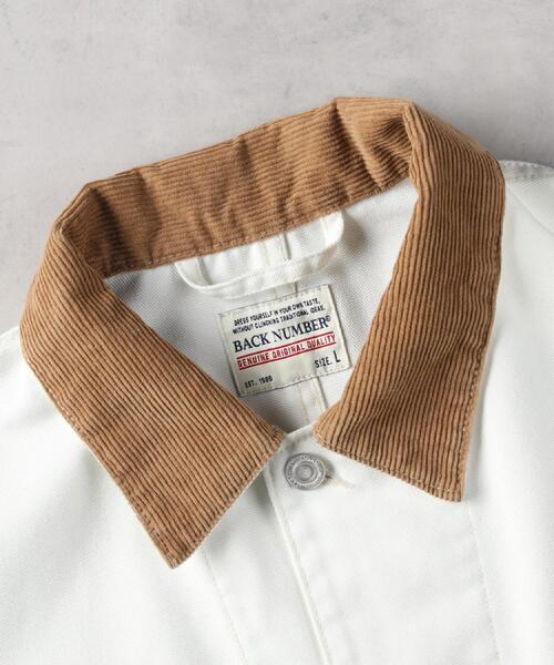 BACK NUMBER（バックナンバー）の「BACK NUMBER(バックナンバー)【メンズ】カバーオール（ブルゾン・メンズ・ホワイト・M/L/XL）」の22枚目の写真