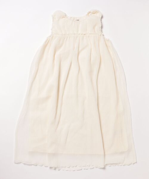 TARKER（ターカー）の「シフォンワンピース（ワンピース・キッズ・ブラック/オフホワイト・100/90/150/140/130/120/110）」の12枚目の写真