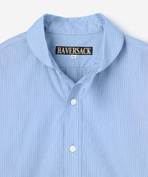 HAVERSACK(ハバーザック)の「HAVERSACK | 〈別注〉丸襟シャツ MEN(シャツ/ブラウス・メンズ・グリーン系その他/ブルー系その他・L/XL/M)」の9枚目の写真