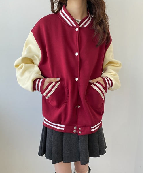 LOVALOT（ラバロット）の「スウェットスタジャン（スタジャン・レディース・ピンク/レッド/ネイビー・XL/M/L）」の12枚目の写真