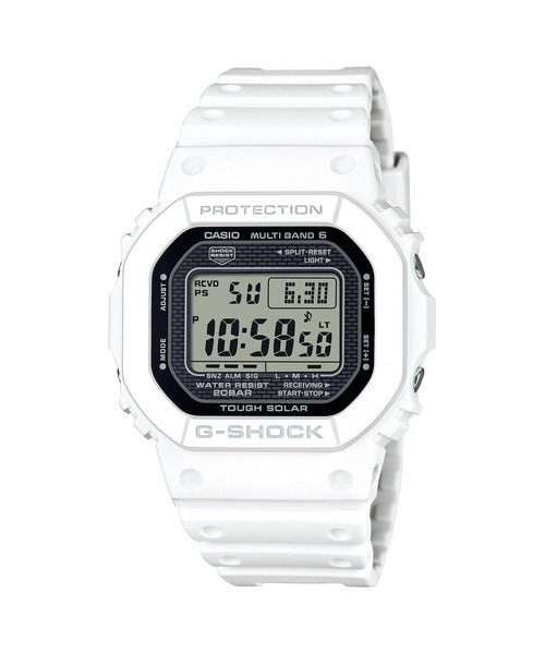 G-SHOCK(ジーショック)の「電波ソーラー / GW-5000HS-7JF(デジタル腕時計・メンズ・ホワイト×ブラック・FREE)」の1枚目の写真