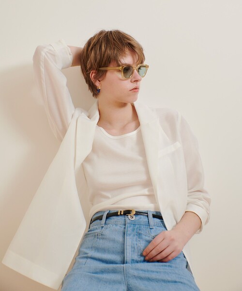 セール】ライトオーガンジーシアージャケット（ダウンジャケット