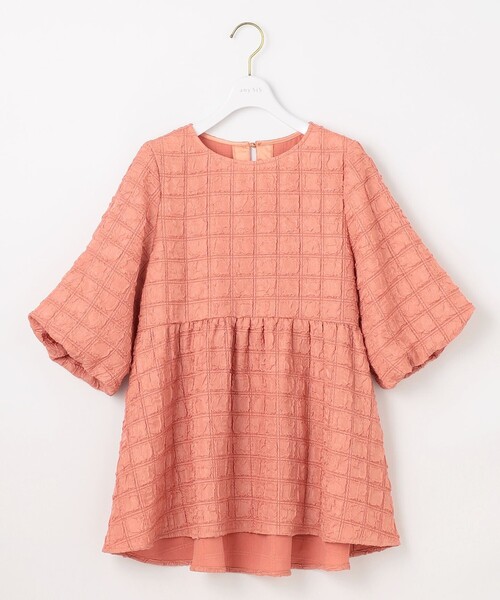 ANY SIS（エニィスィス）の「【洗える】ワッフルライクフクレジャカード チュニック（Tシャツ/カットソー・レディース・ブラック系/ホワイト系/ブラウン系・2）」の13枚目の写真