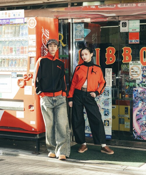 PUMA(プーマ)の「PUMA/プーマ 別注 T7 Track Jacket/トラックジャケット(ブルゾン・メンズ・ブラック/レッド・MEDIUM/LARGE/X-LARGE)」の18枚目の写真