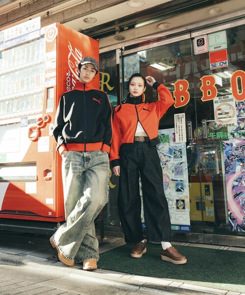 PUMA(プーマ)の「PUMA/プーマ 別注 T7 Track Jacket/トラックジャケット(ブルゾン・メンズ・ブラック/レッド・MEDIUM/LARGE/X-LARGE)」の19枚目の写真