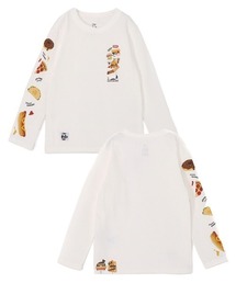 CHUMS(`X)́yCHUMSz Kids Fast Food L/S T-Shirt LbY t@Xgt[h OX[ueB[Vc(TVc/Jbg\[)