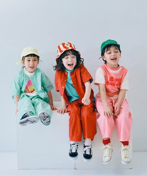 p.premier（ピードットプルミエ）の「【2Pセット/ジュニア対応】レイヤードタンク&Tシャツセット（Tシャツ/カットソー・キッズ・グリーン/ブラウン/ローズ・140/130/120/110/100/90/80）」の20枚目の写真