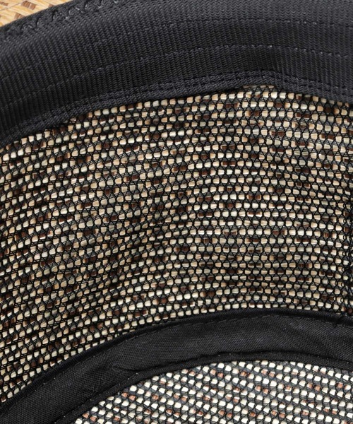 Basiquenti（ベーシックエンティ）の「麦わら風 ペーパー ポークパイハット（ハット・メンズ・ブラウン/ベージュ・FREE）」の9枚目の写真